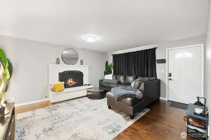 Picture taken from entrance of hallway.