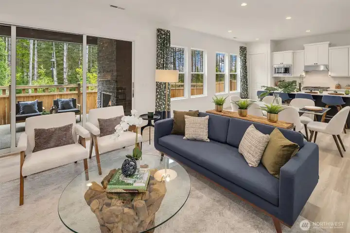 Light and bright Great Room