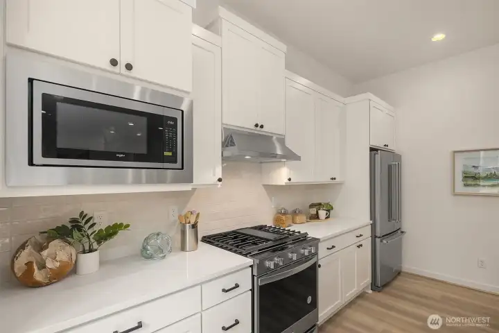 Beautiful white cabinets