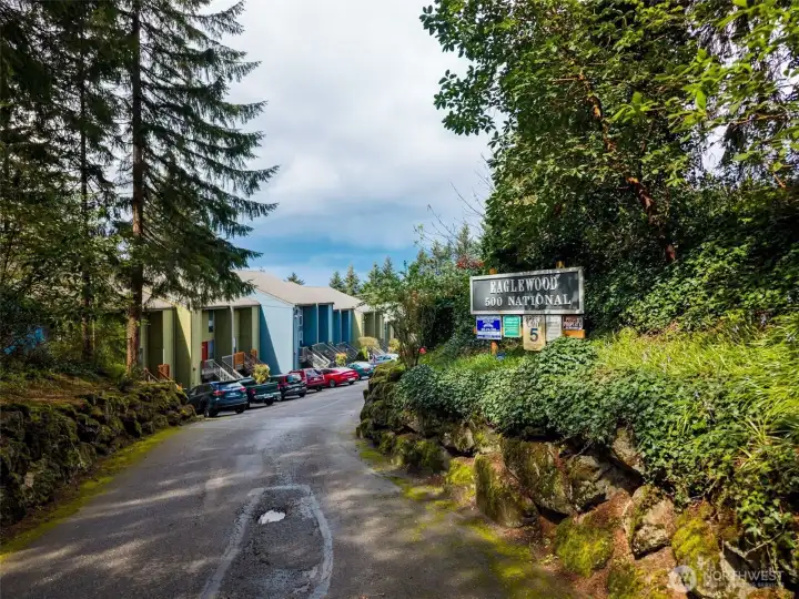 This is home to a lovely community that feels peaceful, cared for, and nicely tucked away.