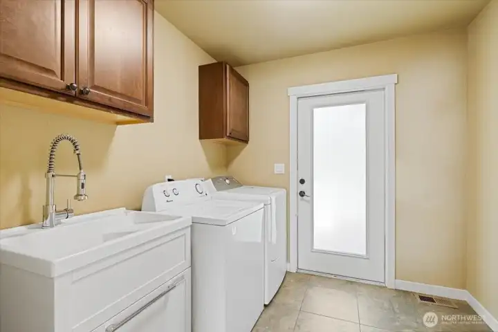 Laundry room.
