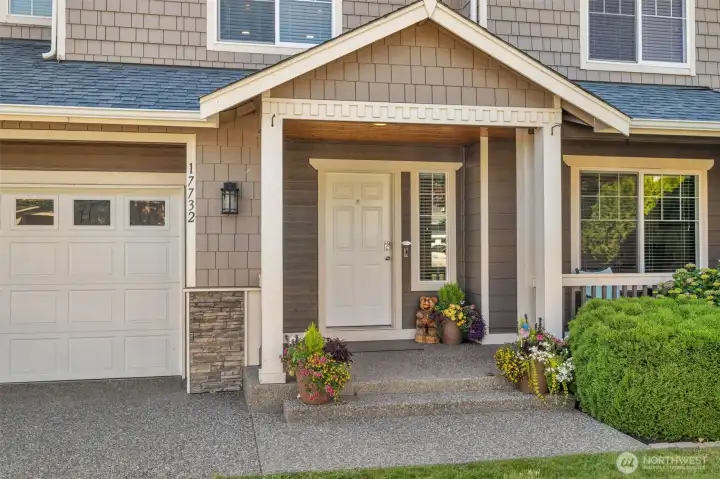 Covered front porch