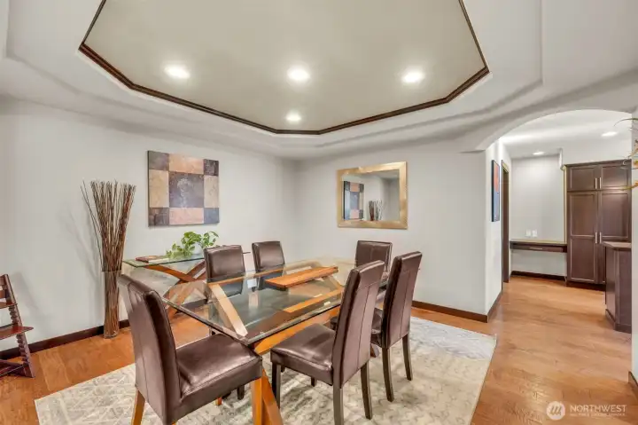 Formal dining room.