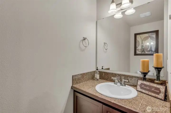 Main floor powder room.