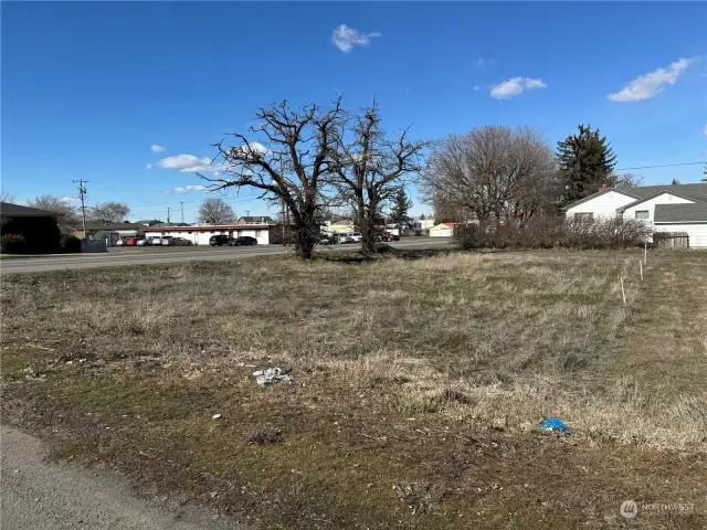 View of lot looking northwest.