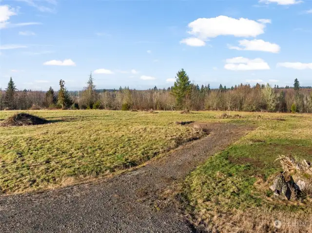 Driveway is already in!