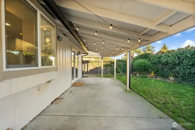 Covered patio