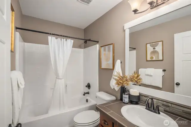 Upstairs guest bathroom