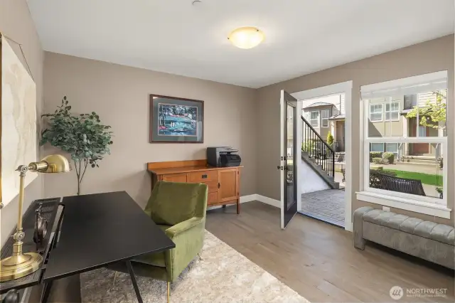 Lower level bedroom/office