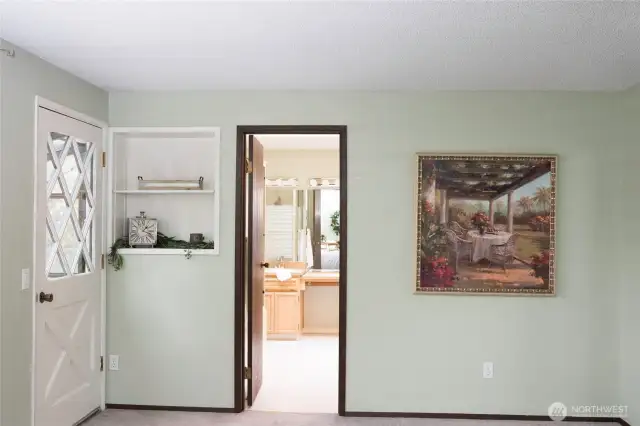 Master suite and onsite bathroom