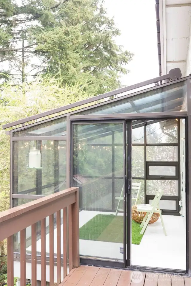 Private deck off suite