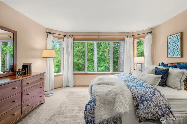 Looking due west, this home has abundant natural light!