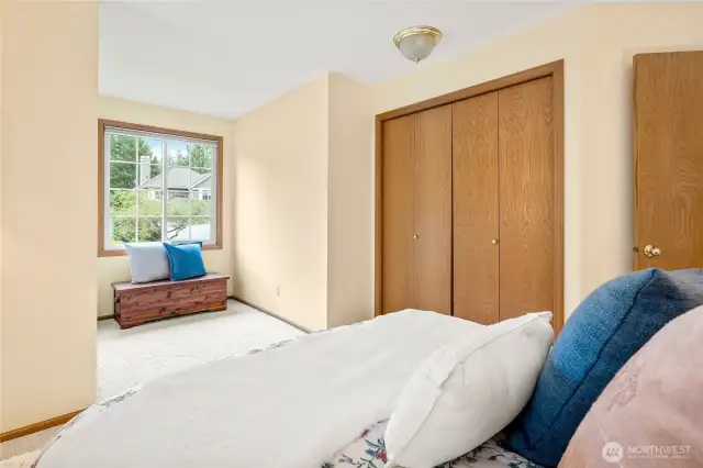 View from your pillow is a feast for the eyes with more greenery!