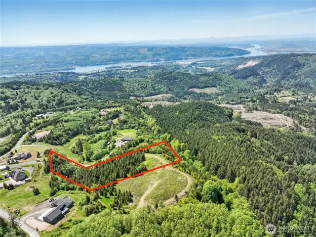 Drone View Lot Lines