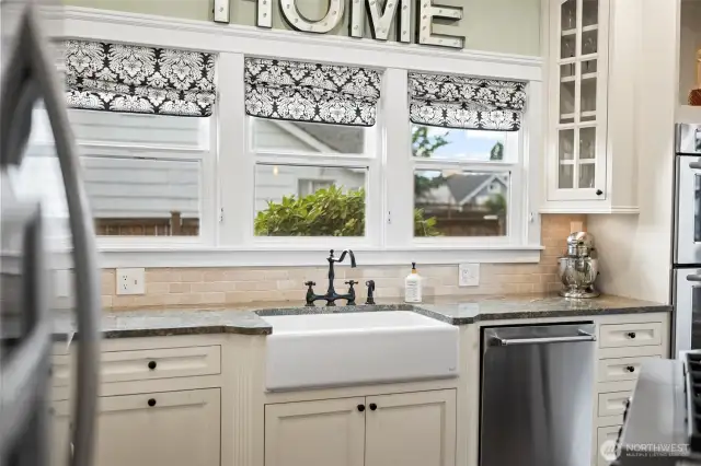 Once again its all in the details. Look around and enjoy the timeless design quailty of this custome chefs kitchen.