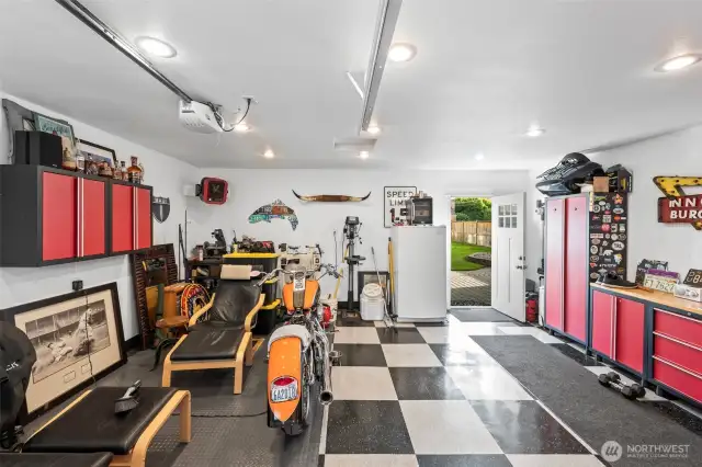 The space is meant to be used and enjoyed all at the same time. You can tell no detail was spared to fully tie the home and garage together for this unique property in downtown Puyallup.