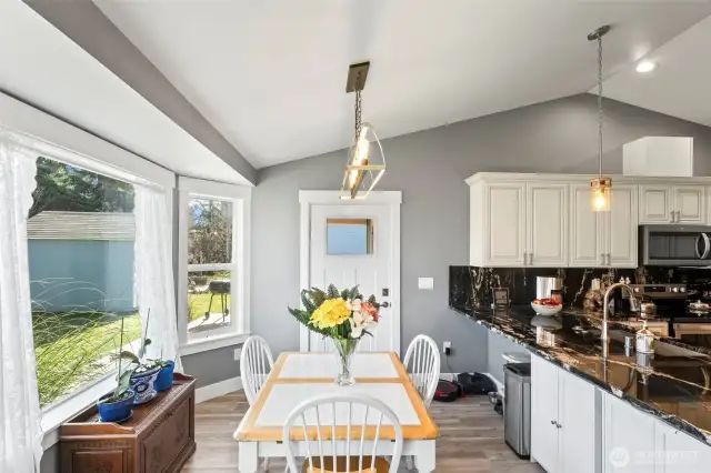 Dining room with tons of natural light