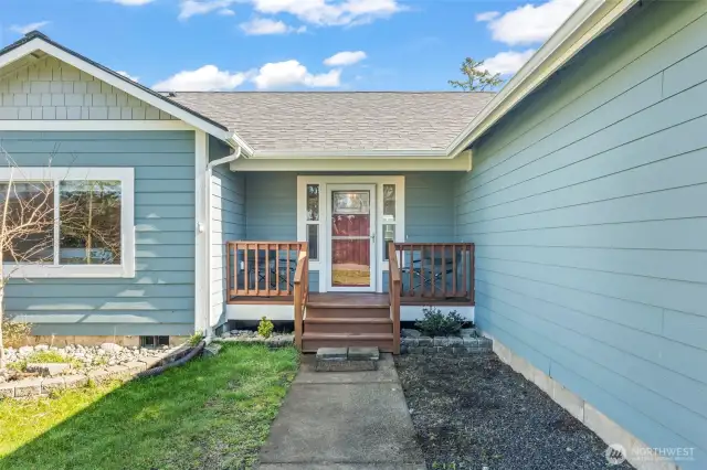 Welcoming entrance to your beautiful new home