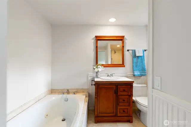 Master Bathroom w/ soaker tub