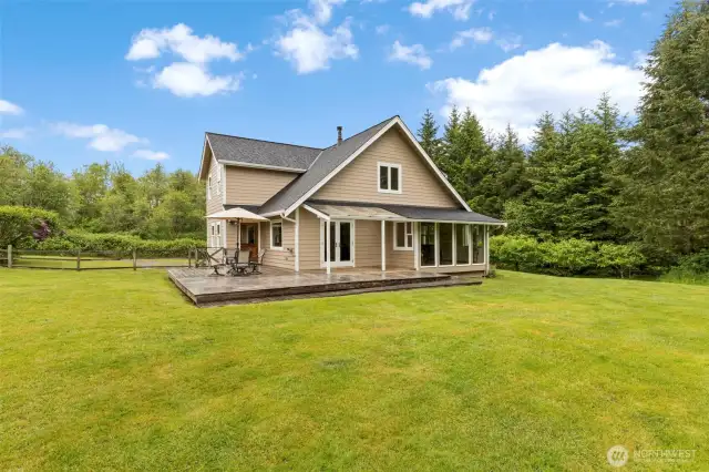 Home on lush 2.19 acres