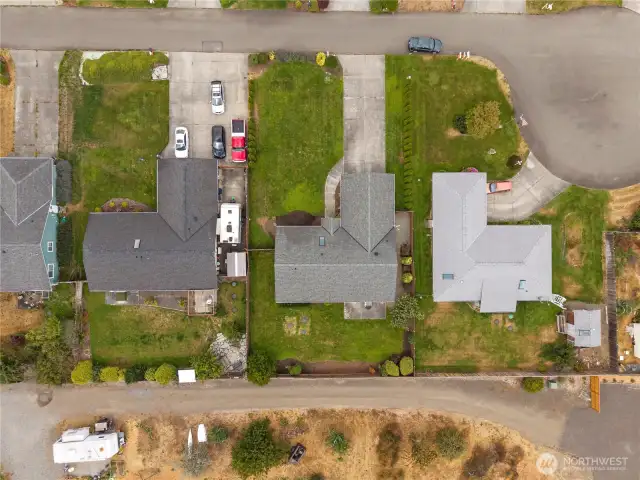 Overhead shot