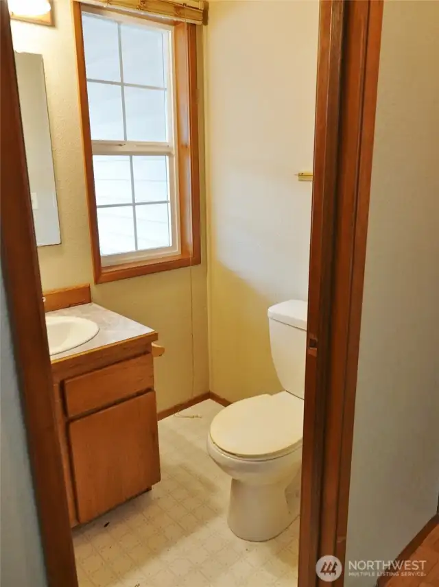 Downstairs 1/2-bath.