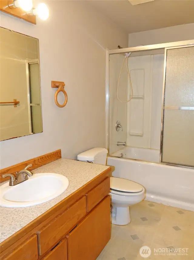 Upstairs Guest Bathroom.