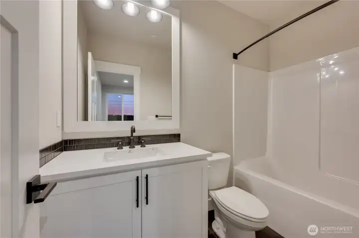 basement level bathroom