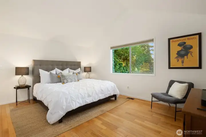 Primary suite on the main level.