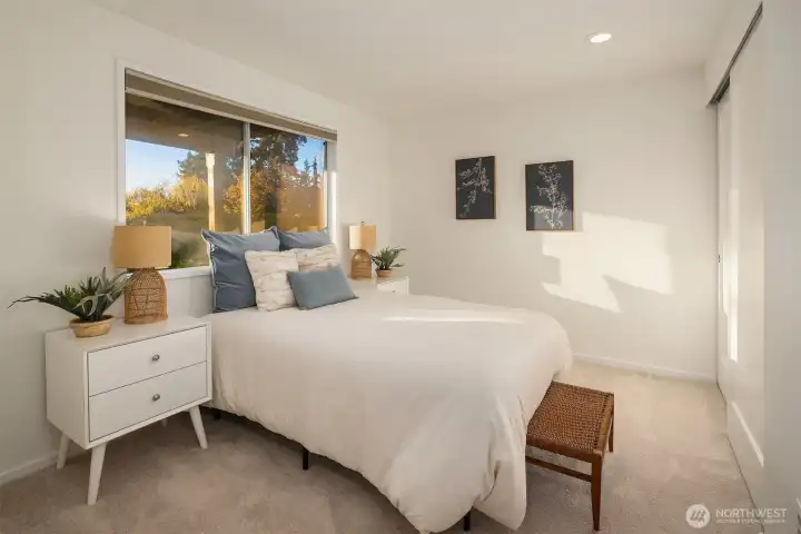 One of the 3 bedrooms.