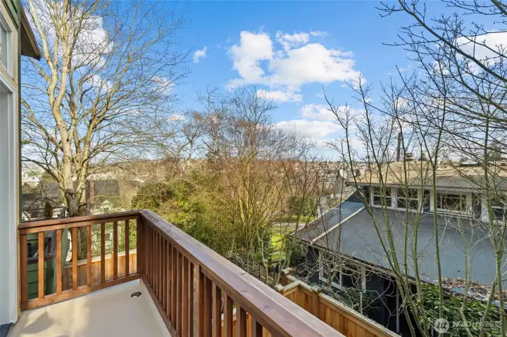 Deck off living room