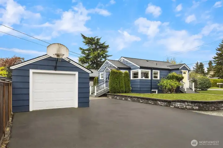 Ample parking for guests.