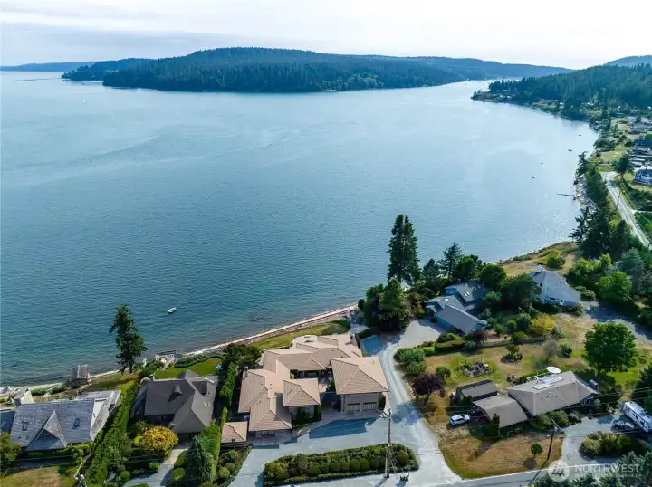15283 Gibralter Rd Aerial View of Skagit Bay