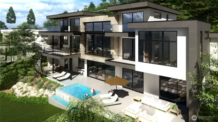 Rendering with Infinity pool