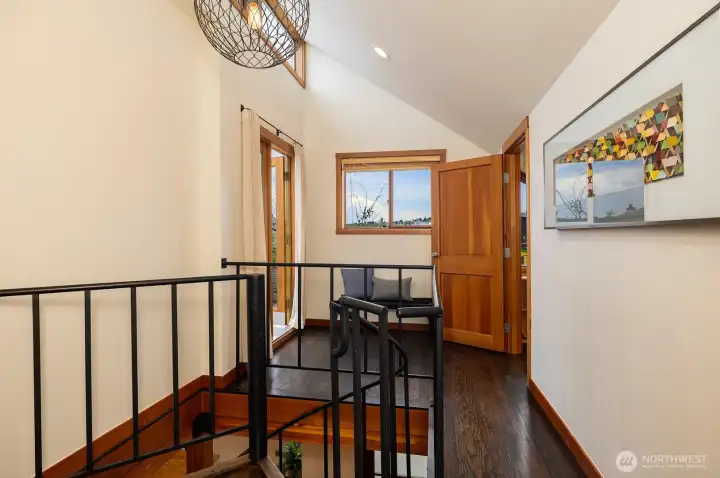 Landing on second floor - enough space for a Peloton or a desk!