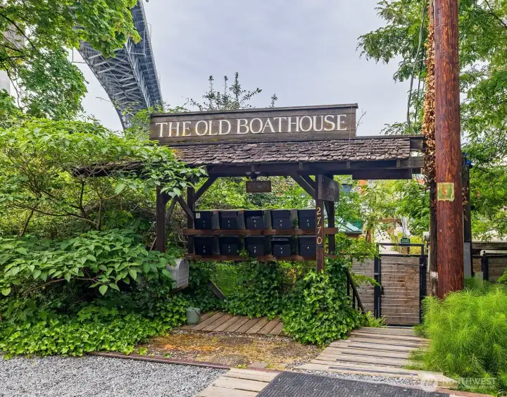 Old Boathouse Dock - gated entry