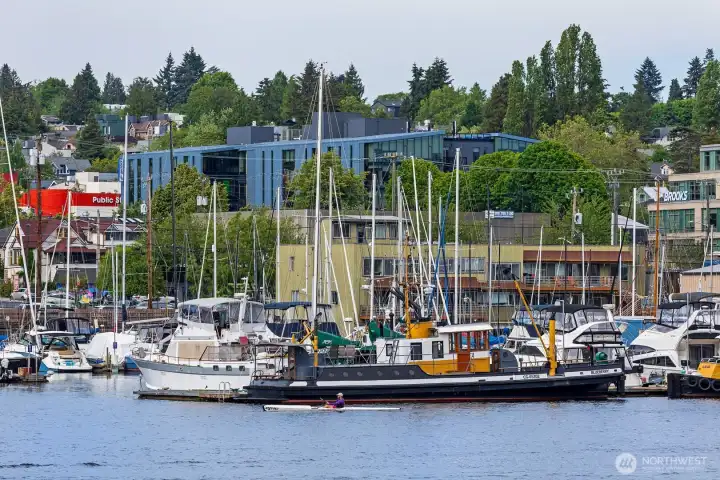 Across the waterway from Fremont Brewery