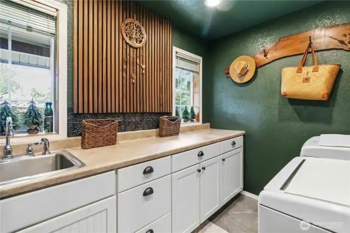 Downstairs utility room