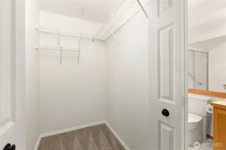 primary walk in closet