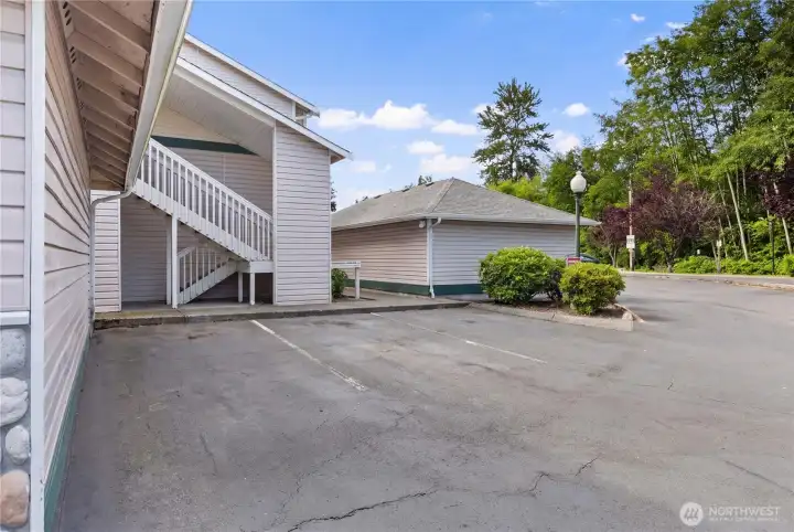 extra open parking space for your unit