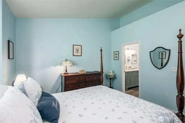 Ensuite bathroom had been updated and is lovely.