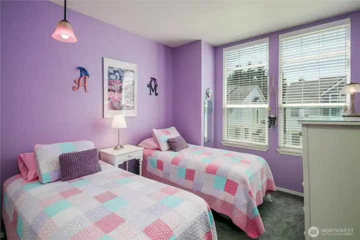 Large windows in everyroom.