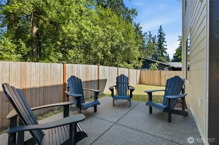Backyard patio Backyard patio