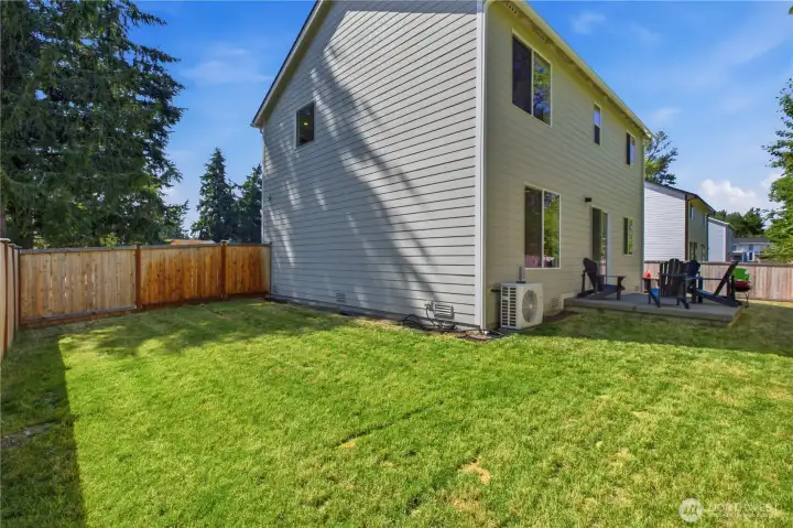 Fenced yard with plenty of room for play! Fenced yard with plenty of room for play!