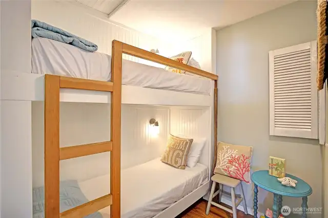 ADORABLE addition to the home is the double 'bunk room".