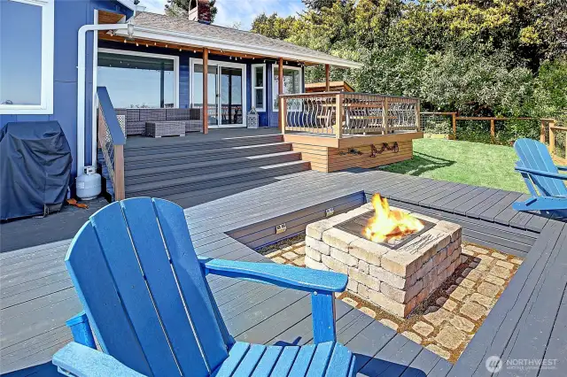 This home was designed to soak in the views, the salt water smells and the peaceful island gettaway feel from every room inside the home and the well designed outside spaces too.