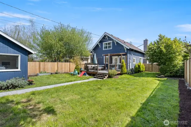 Fully fenced and plenty of space for everyone