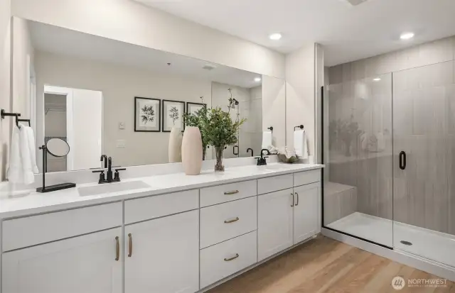 Photo of model home with similar finishes