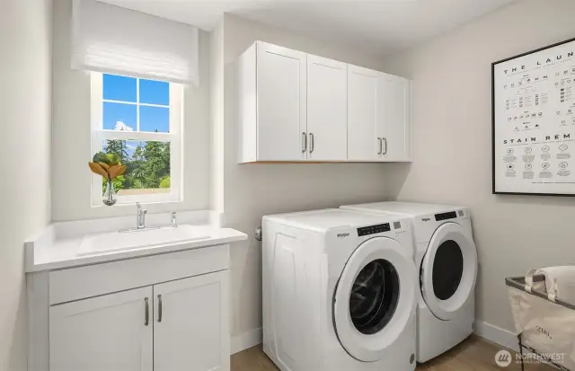 Photo of model home with similar finishes