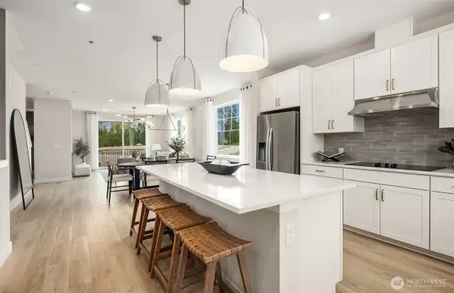 Photo of model home with similar finishes